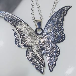 cute butterfly charm necklace